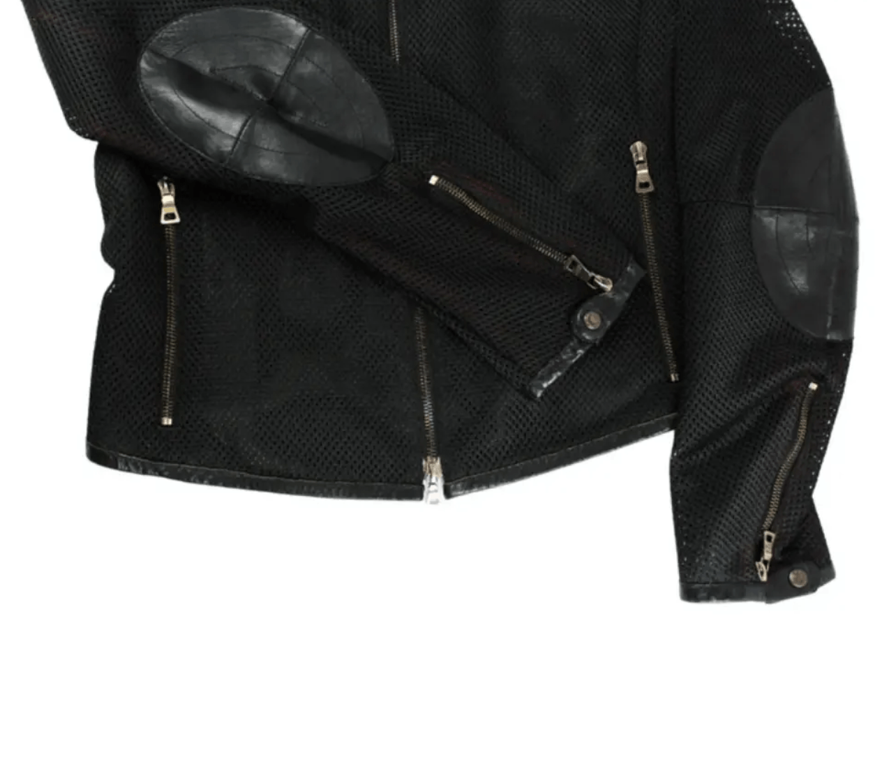 Leather × Prada × Vintage Prada Jacket Biker Leather 1999 Miu Miu Red Tab Sport EX0010 Size M / US 6-8 / IT 42-44 - 8 Thumbnail