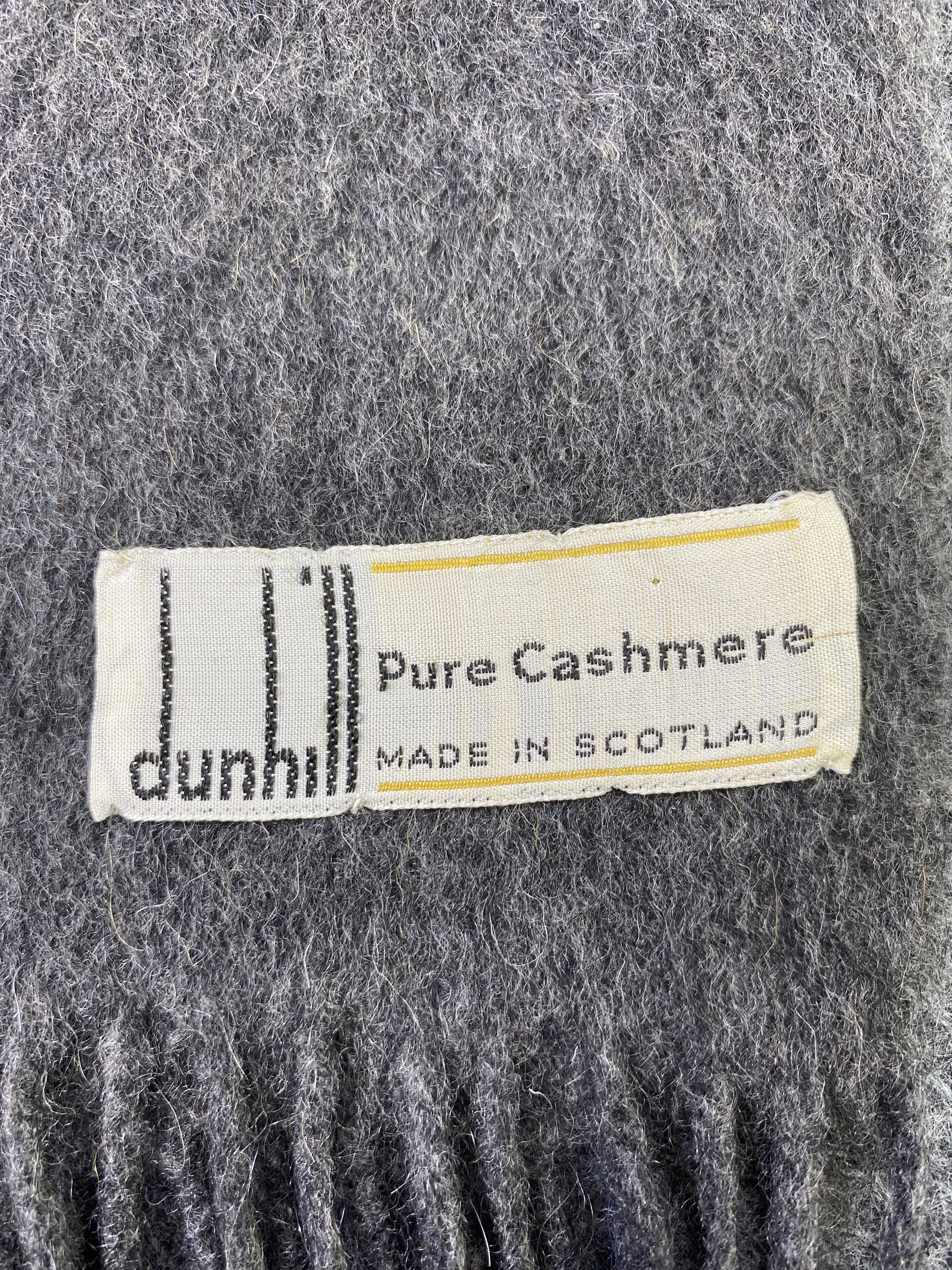 Alfred Dunhill DUNHILL Cashmere Scarf / Muffler / Neckwear -T777 Size ONE SIZE - 5 Thumbnail