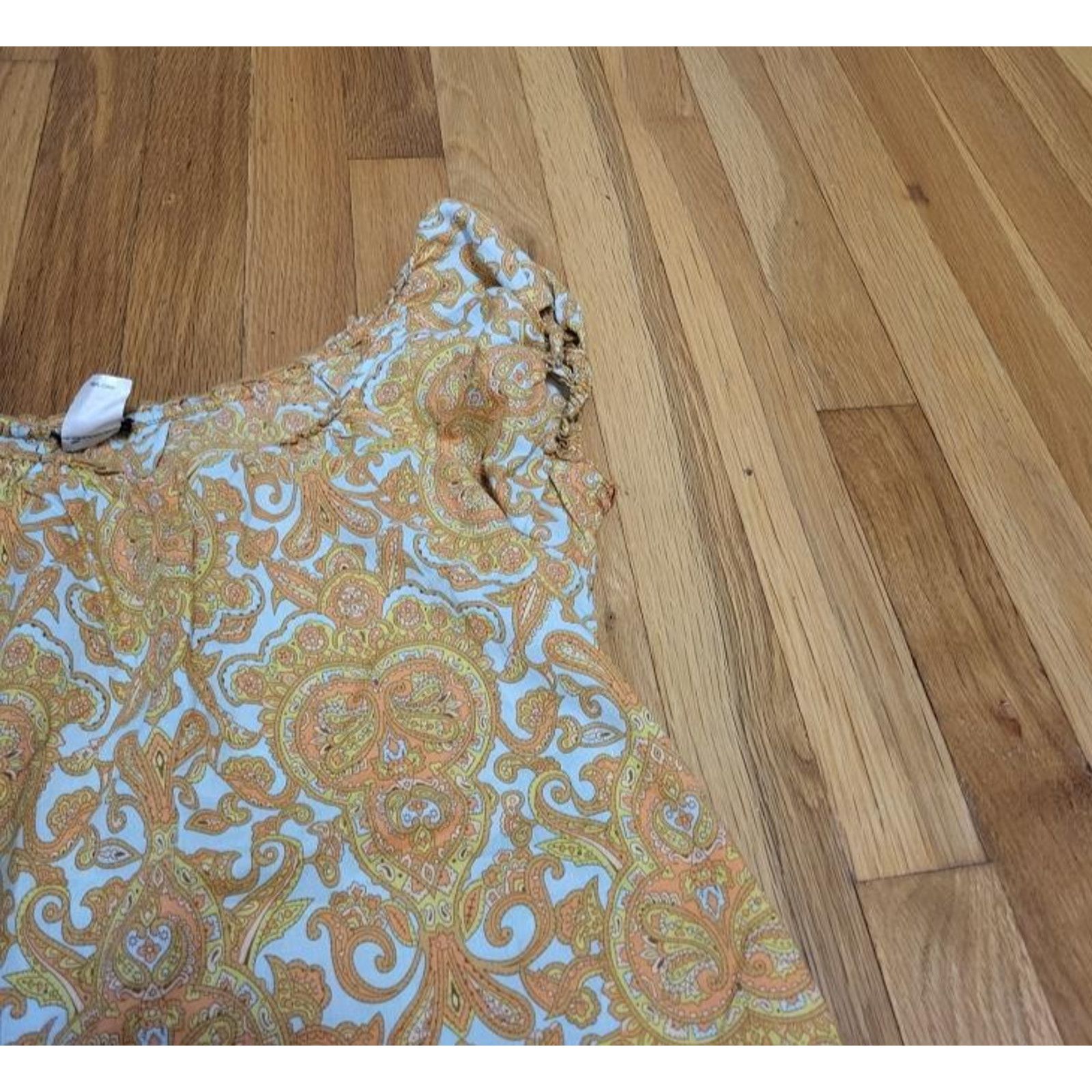 J.Crew J.Crew Women’s Sleeveless Top Sz S Paisley Print 100% Cotton Size S / US 4 / IT 40 - 5 Thumbnail