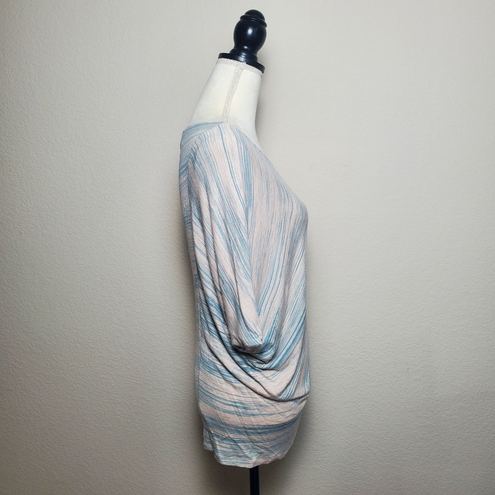 Anthropologie Anthropologie Quoin Blue Striped Top Small Size S / US 4 / IT 40 - 2 Thumbnail