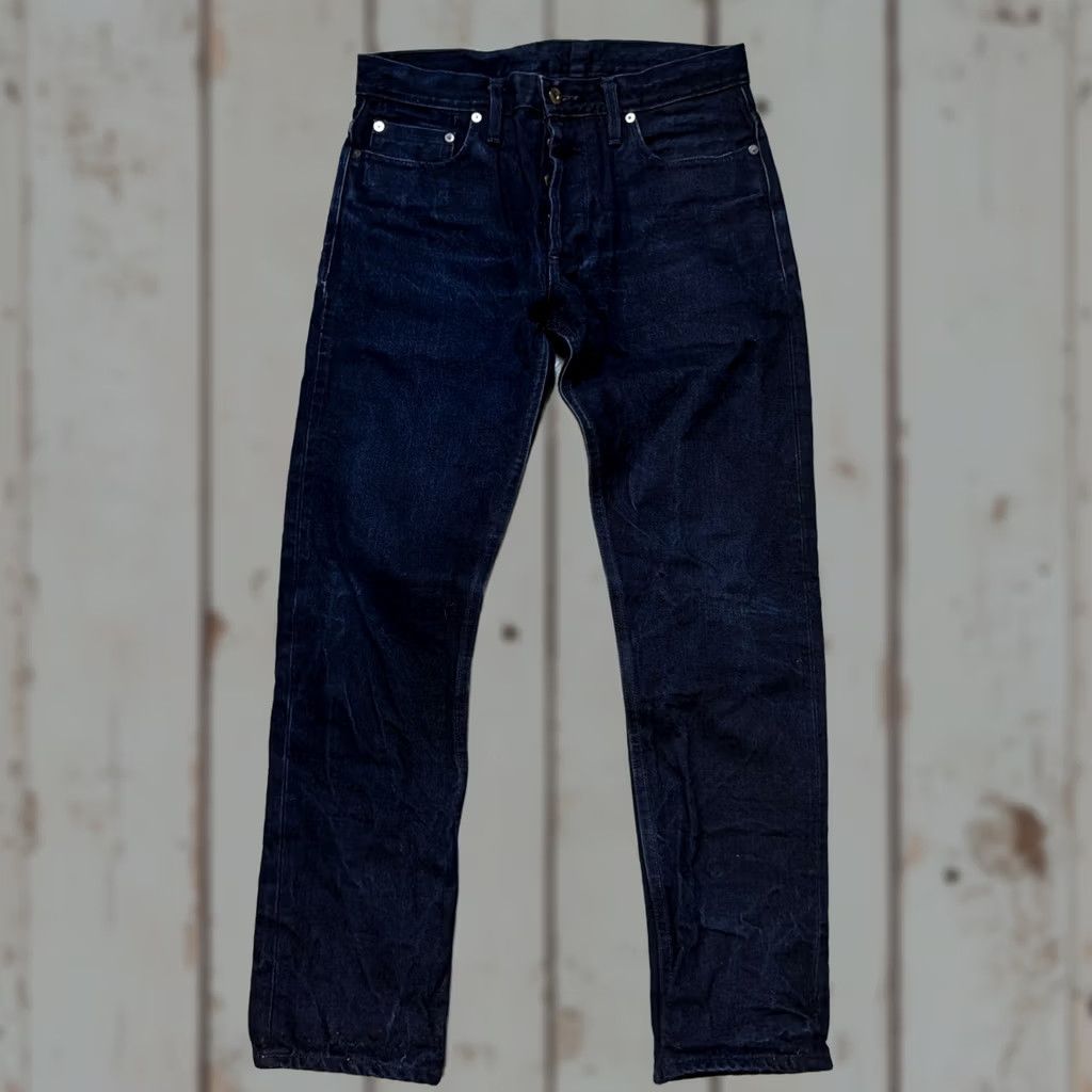 3sixteen 3sixteen Jeans ST-120X Japanese Selvedge Denim Made In USA 32 Blue Denim Jeans 3sixteen Regular Men 32 Vintage Heritage Workwear Tapered Mens Size US 32 / EU 48 - 1 Thumbnail