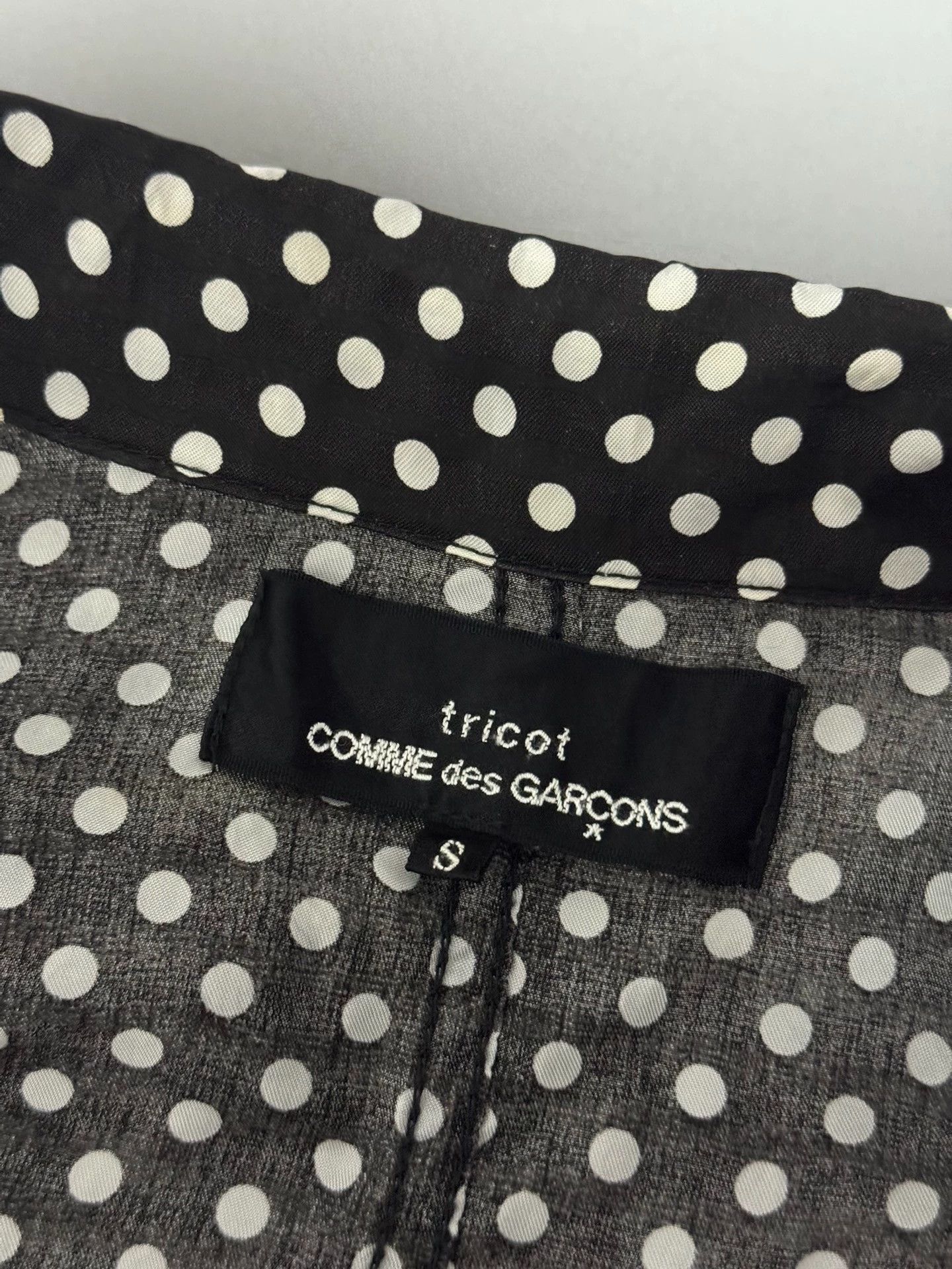 Comme des Garcons Comme des Garçons 05aw Tricot Polka Dot Suit Size S / US 4 / IT 40 - 6 Thumbnail