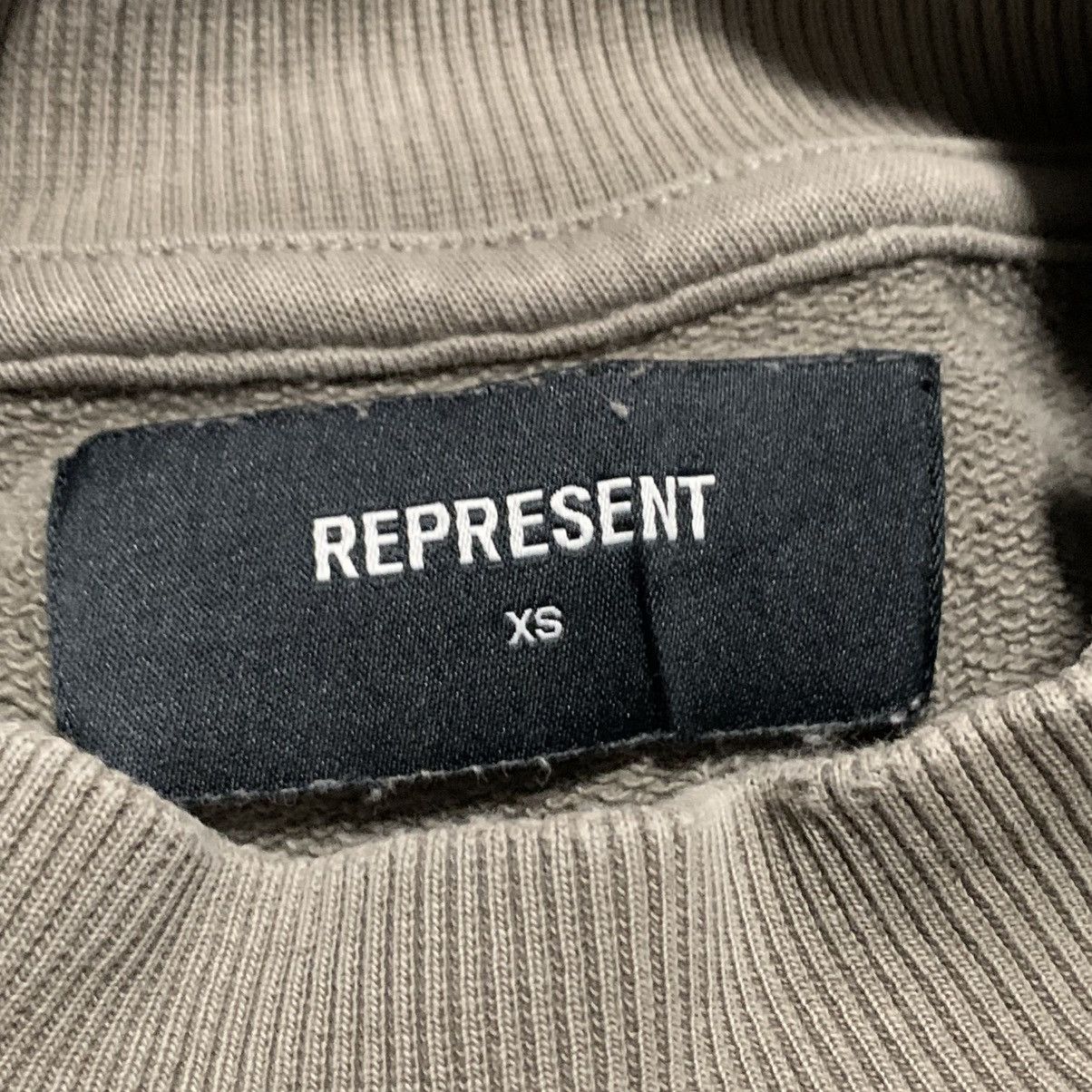 Represent Clo. Represent XS Blanks Khaki Green Sweater Sweatshirt Crewneck Size US XS / EU 42 / 0 - 4 Thumbnail