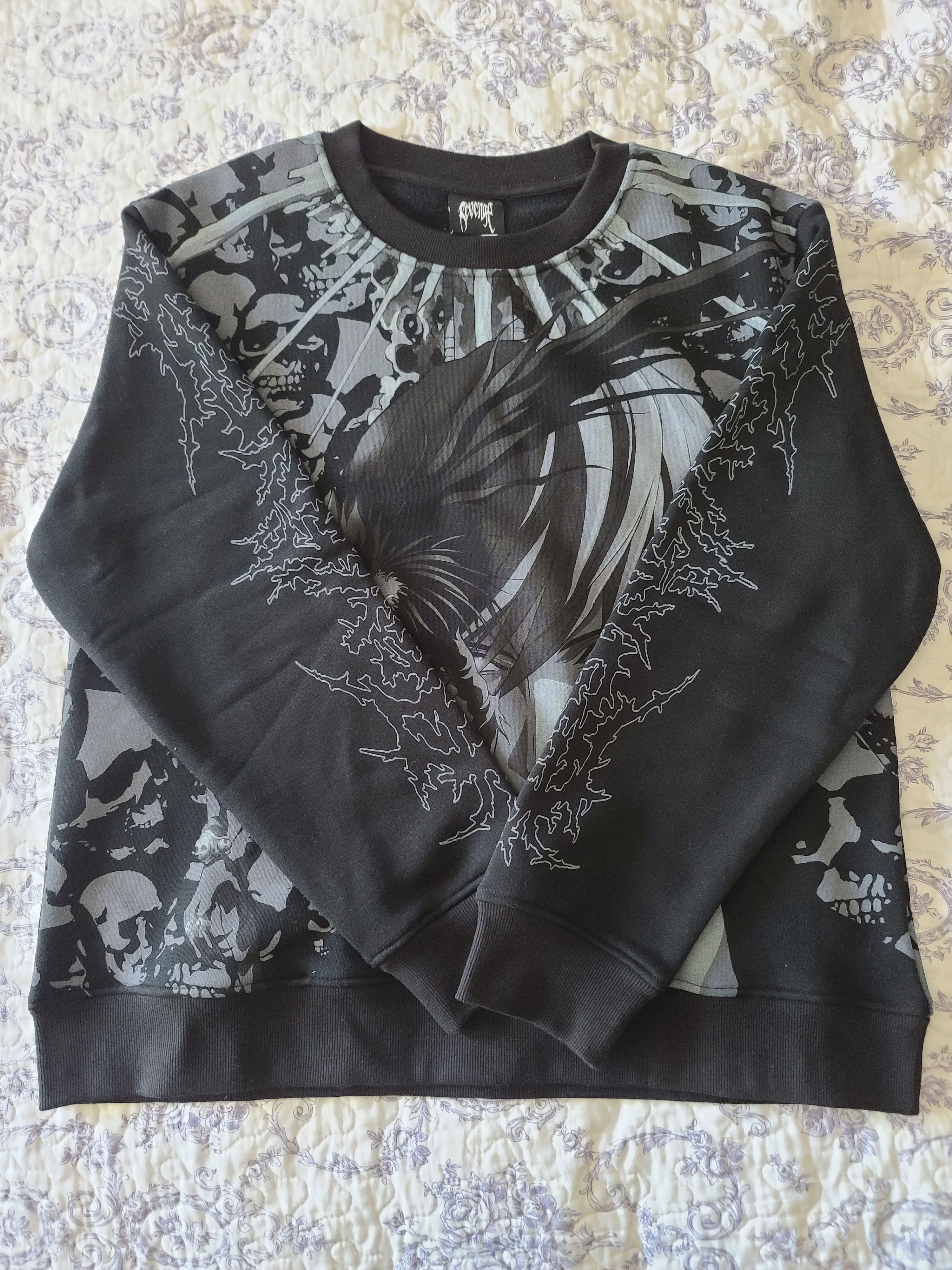 Revenge (L) Revenge x Death Note LUMINOUS CREWNECK BLACK Size US L / EU 52-54 / 3 - 3 Thumbnail