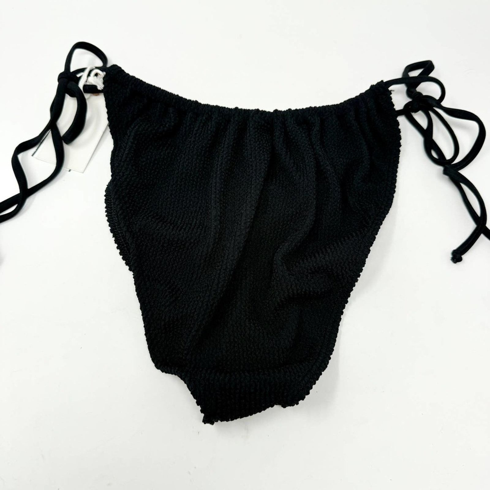 Good American Good American Black Always Fit Tiny Ties Bikini Swim 4X/5X Size ONE SIZE - 4 Thumbnail