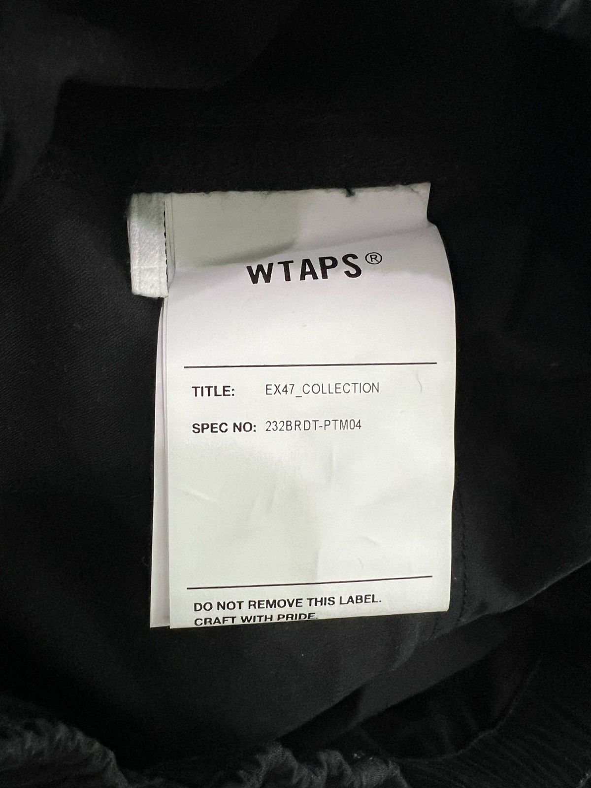 Wtaps WTAPS Black Work Pants Size US 32 / EU 48 - 5 Thumbnail