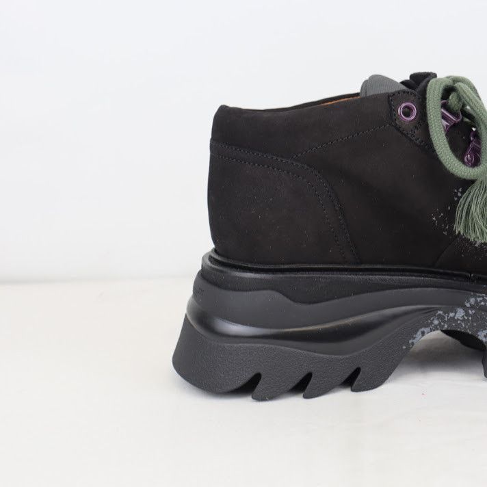 Off-White o1rshd1 Q:2 / Chuncky Sneakers Cow Nabuk in Black Grey Size US 8 / EU 41 - 4 Thumbnail