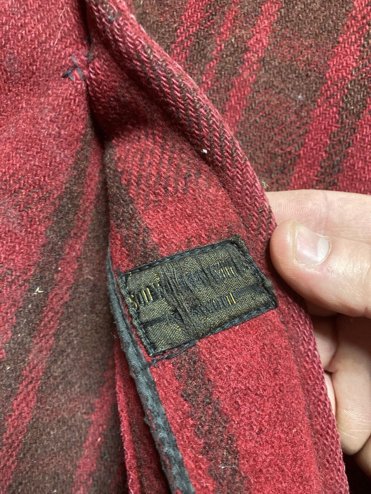Vintage VTG 30s wool mackinaw jacket Soo buffalo hunting heavy large Size US L / EU 52-54 / 3 - 6 Thumbnail
