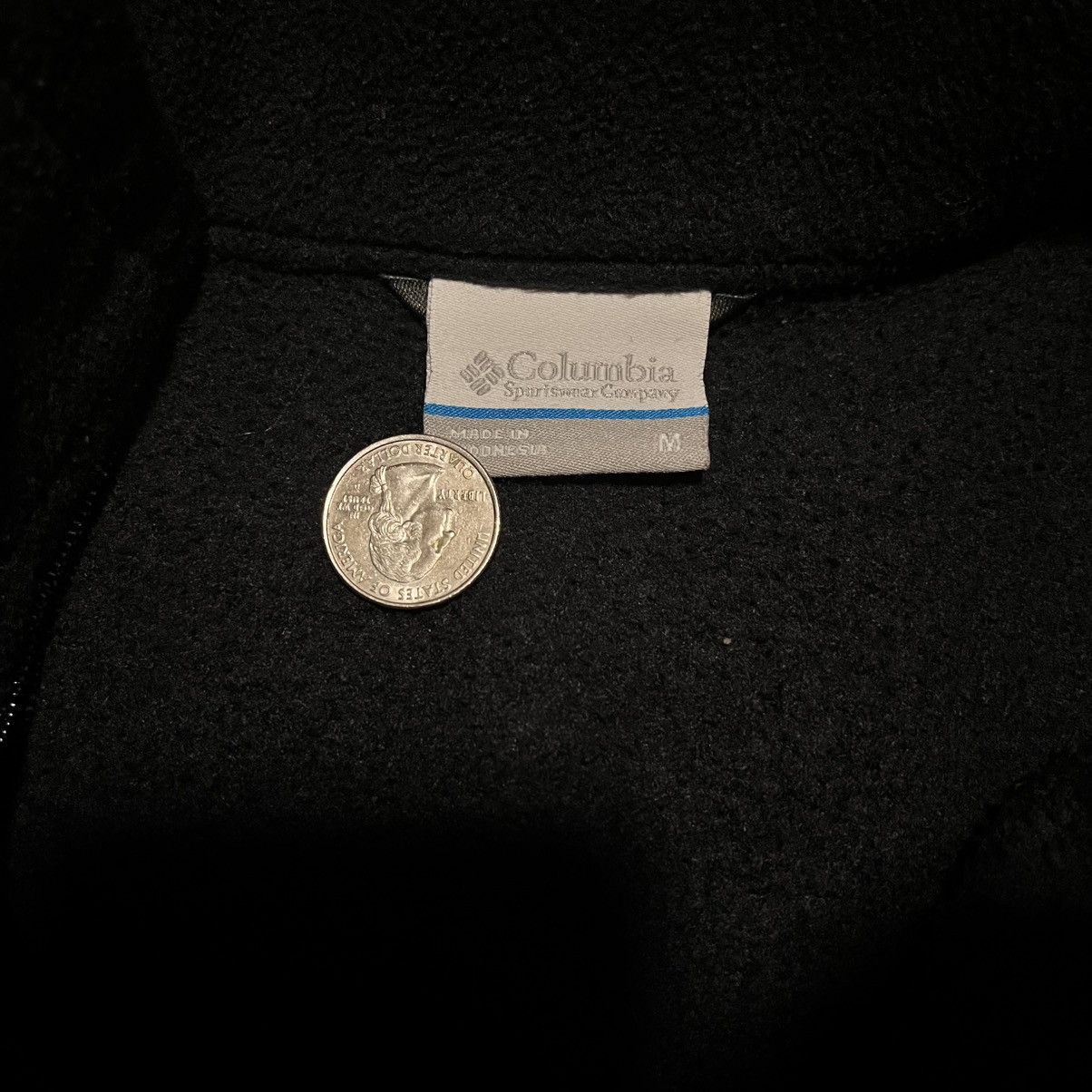 Columbia Black grey columbia fleece jacket Size US M / EU 48-50 / 2 - 2 Thumbnail