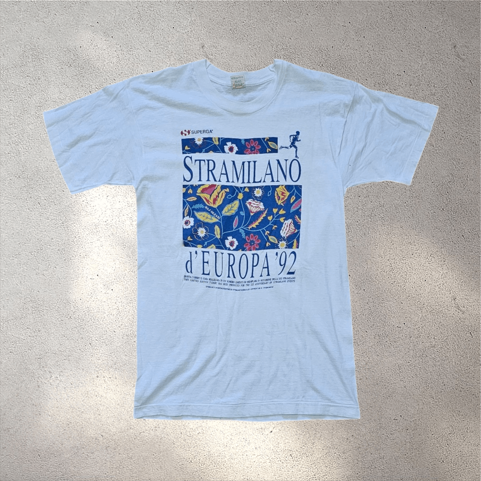 Superga × Vintage Stramilano d'Europa 1992 Marathon Tee Size US M / EU 48-50 / 2 - 1 Thumbnail
