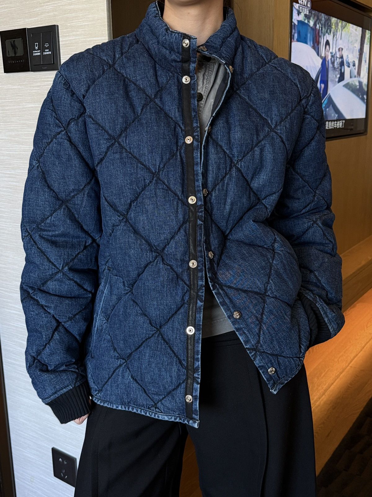 Chrome Hearts Chrome Hearts Denim Puffer Lined Jacket Size US L / EU 52-54 / 3 - 1 Thumbnail