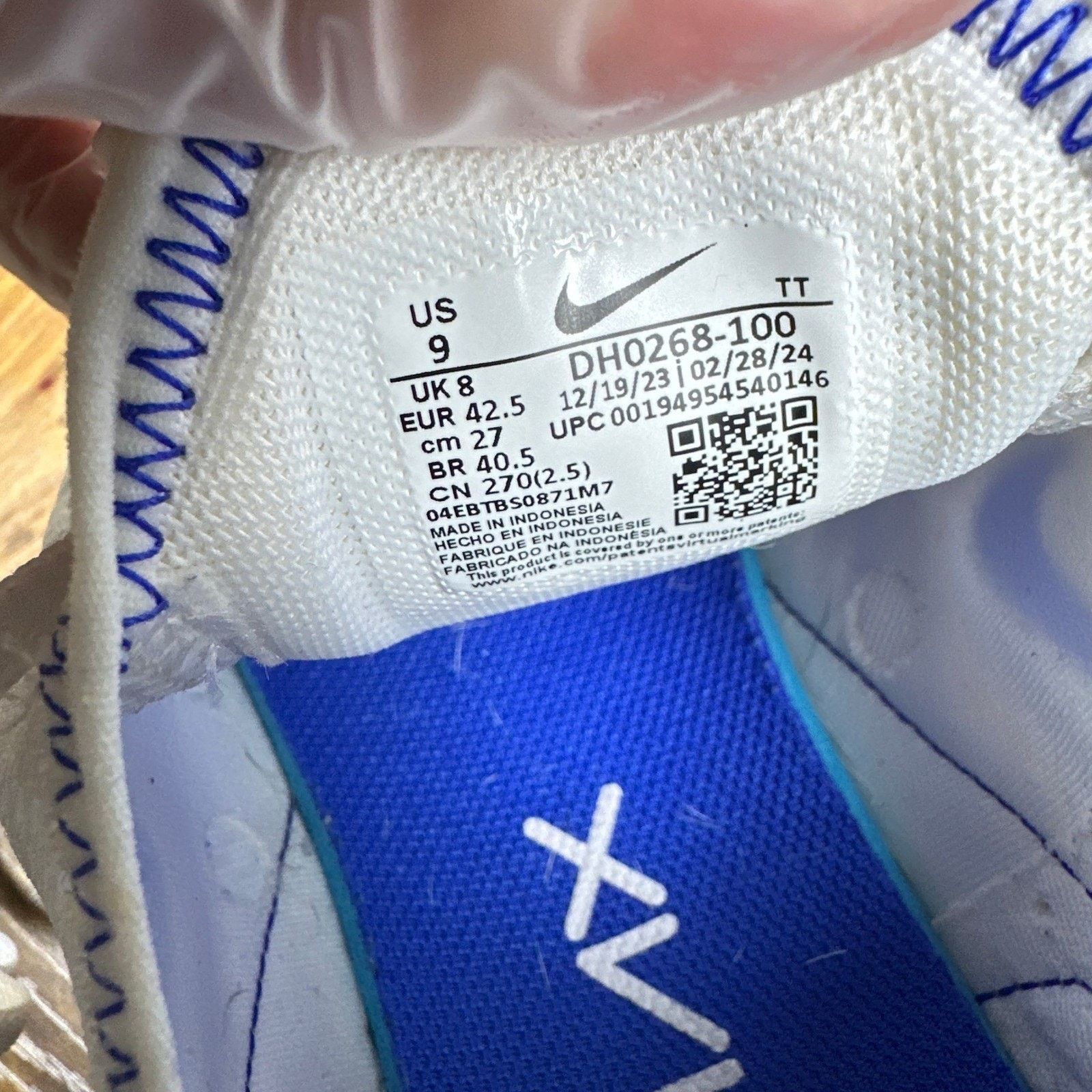 Nike Nike Air Max 270 Men's White Blue Shoes DH0268-100 US 9 Size US 9 / EU 42 - 8 Thumbnail