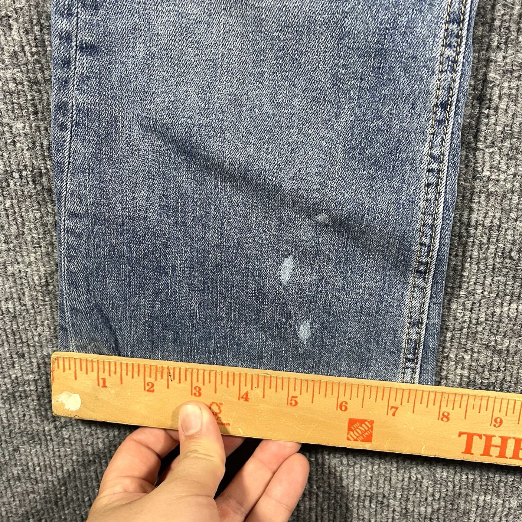 Rag & Bone rag & bone Jeans Women's Jeans 26 Blue Denim Medium Wash Distressed 10 Inch Crop Flare Size 26" / US 2 / IT 38 - 5 Thumbnail