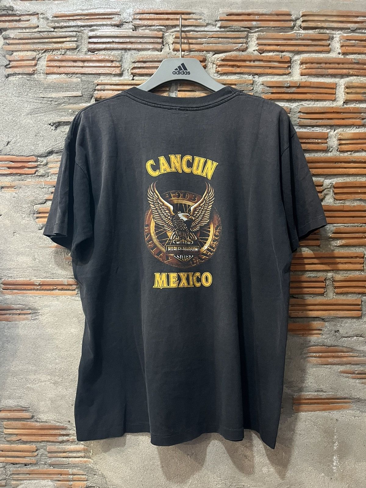 Harley Davidson Vintage Harley-Davidson Cancun Mexico 1995’s HD Tshirt Size US XL / EU 56 / 4 - 3 Thumbnail