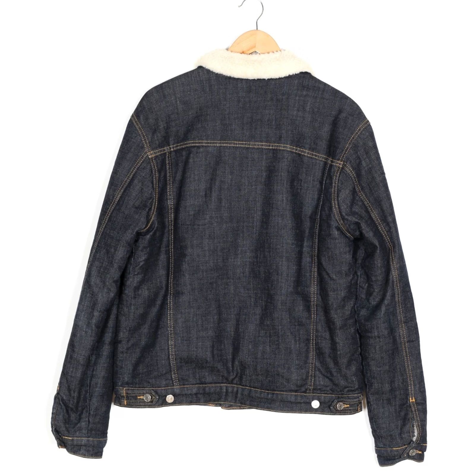 Dsquared2 DSQUARED2 Denim Jacket Men Size 50 Sherpa Lined Made in ITALY MJ6286 Blue Jacket Mens Regular Denim Jacket with Logo Size US M / EU 48-50 / 2 - 3 Thumbnail