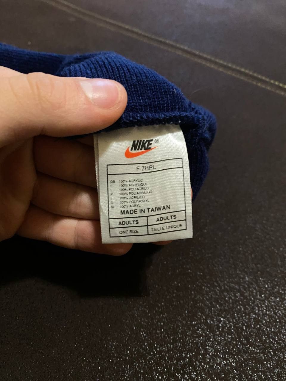 Nike Rangers Glasgow Vintage Nike Beanie Blue Winter Hat Size ONE SIZE - 5 Thumbnail