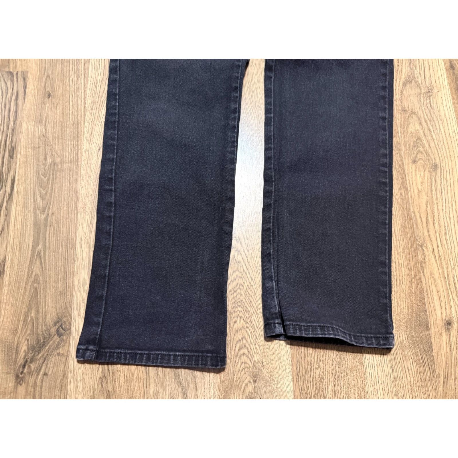 Vintage Style&Co. Jeans Women's 10 Black Denim Straight Leg Pockets 5-Pocket Design Vintage No Size 32" / US 10 / IT 46 - 3 Thumbnail