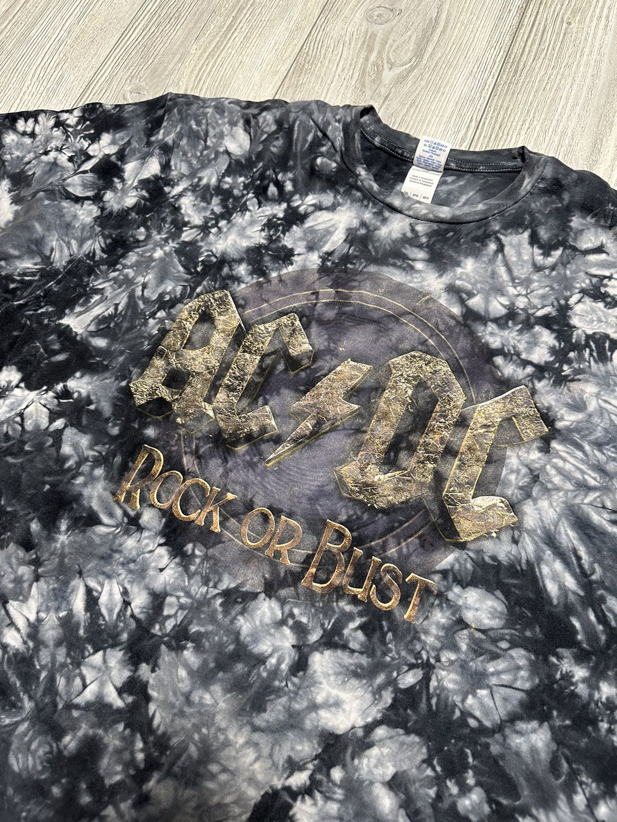 Band Tees AC/DC Rock or Bust Tour Band Tee black T-shirt vintage Size US XXL / EU 58 / 5 - 2 Thumbnail