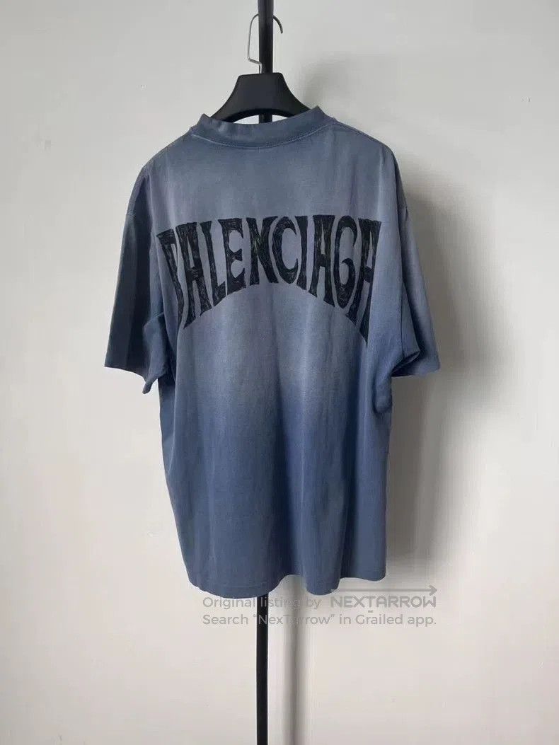 Balenciaga Balenciaga Logo Embroidered Short Sleeve T-Shirt. Size US S / EU 44-46 / 1 - 1 Thumbnail