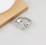 Japanese Brand Minimalistic Silver Ring Size ONE SIZE - 2 Thumbnail