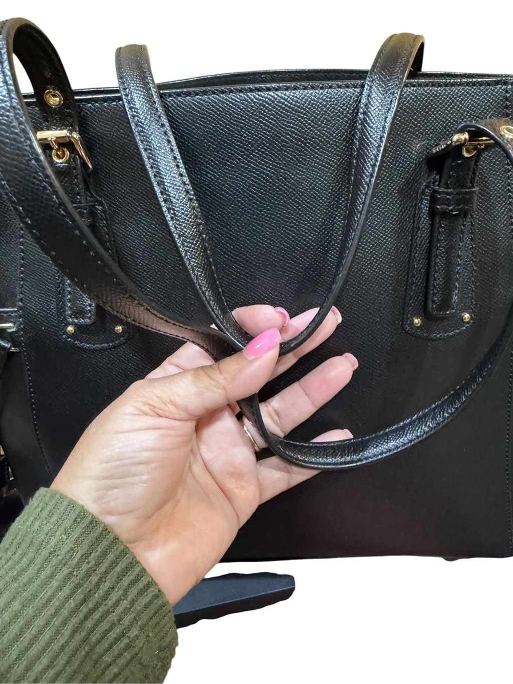 Michael Kors Michael Kors Voyager Tote Black Saffiano Leather Size ONE SIZE - 5 Thumbnail
