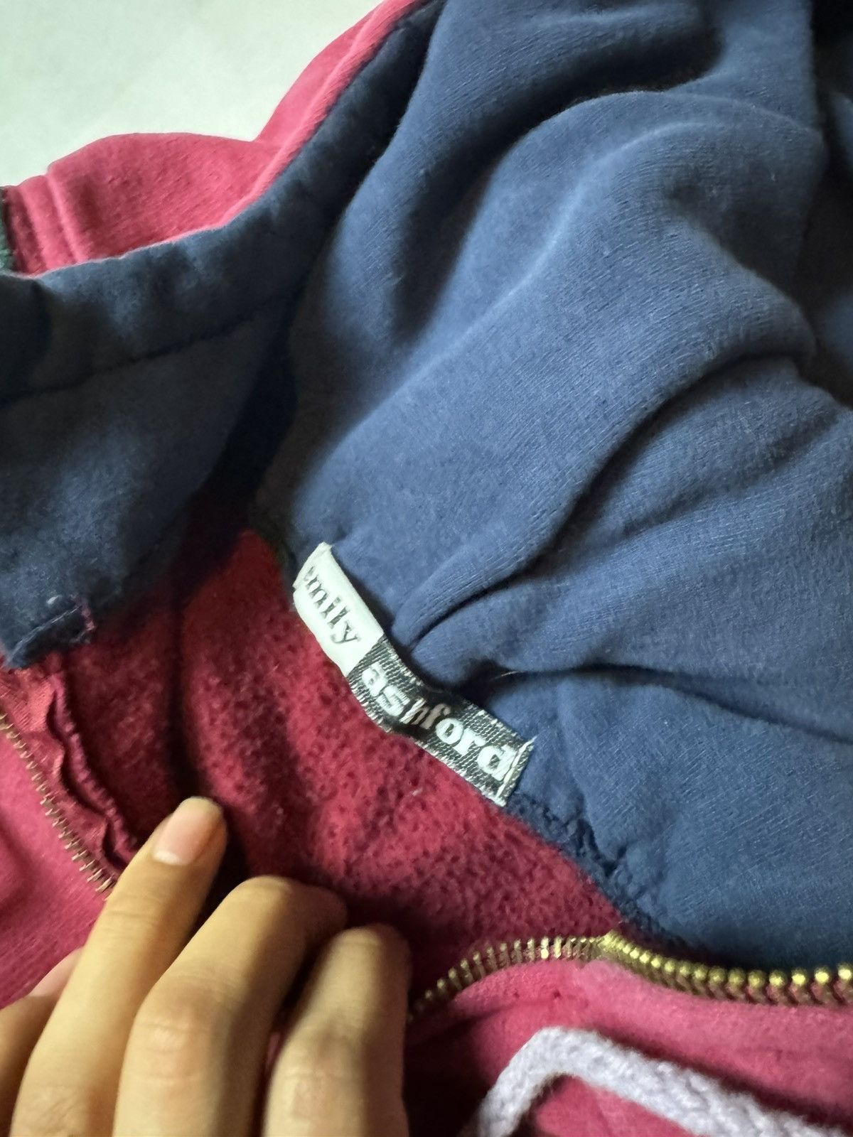 Other Color Block with the kangaroo pckts plus quarter zip Size US M / EU 48-50 / 2 - 3 Thumbnail
