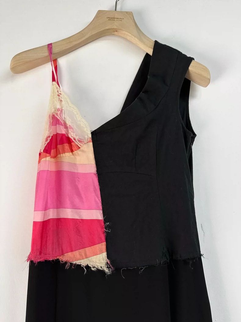 Comme des Garcons Comme Des Garcons Patchwork suspender dress Size S / US 4 / IT 40 - 2 Thumbnail