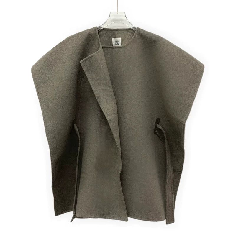 Hermes Hermes Cashmere Belted Cloak Coat Size US XXS / EU 40 - 1 Thumbnail