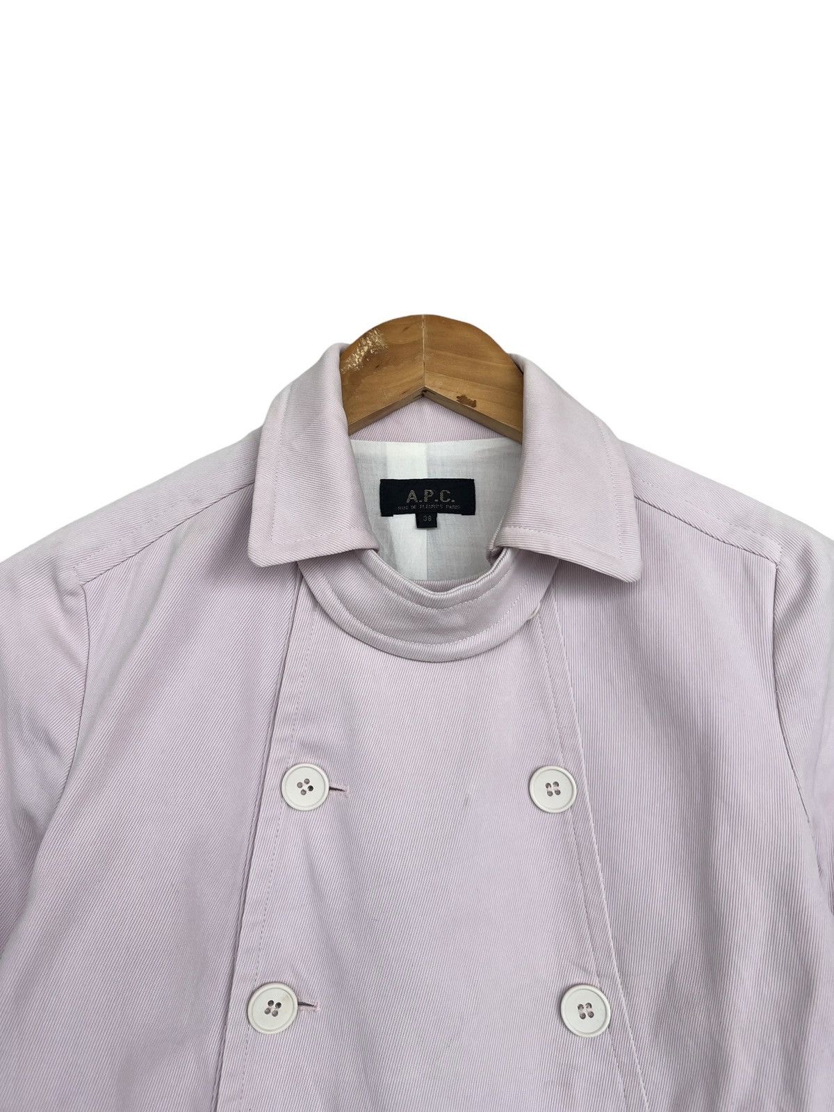 A.P.C. Vintage APC France Double Breasted Cropped Fifre Jacket Size S / US 4 / IT 40 - 7 Thumbnail