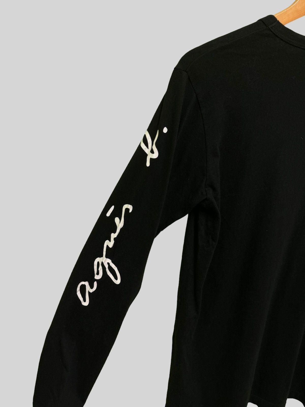 agnes b. Agnes B Tokyo Flimex Rare Sidehand Logo Long sleeve Tshirt Size US S / EU 44-46 / 1 - 7 Thumbnail