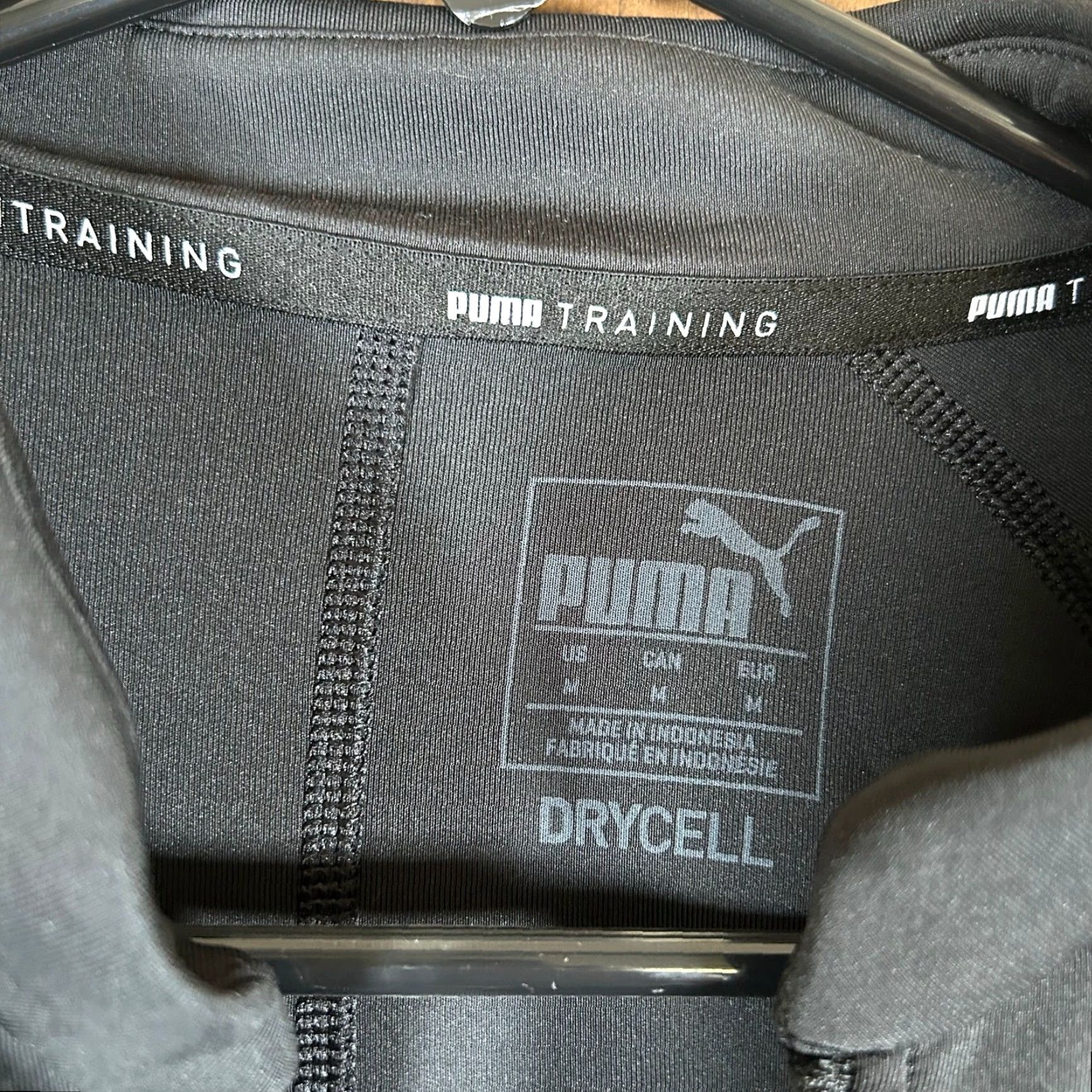 Puma Puma Jacket Black Full Zip Training Drycell Athletic Performance M Women’s Run, Cross Training, Casual, Track Jacket, Activewear, 70s? Size M / US 6-8 / IT 42-44 - 5 Thumbnail
