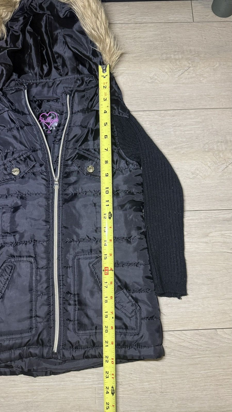 Other Y2K 2000s Chillipop Puffer Sweater With Fur Hood & Knitted Size S / US 4 / IT 40 - 5 Thumbnail