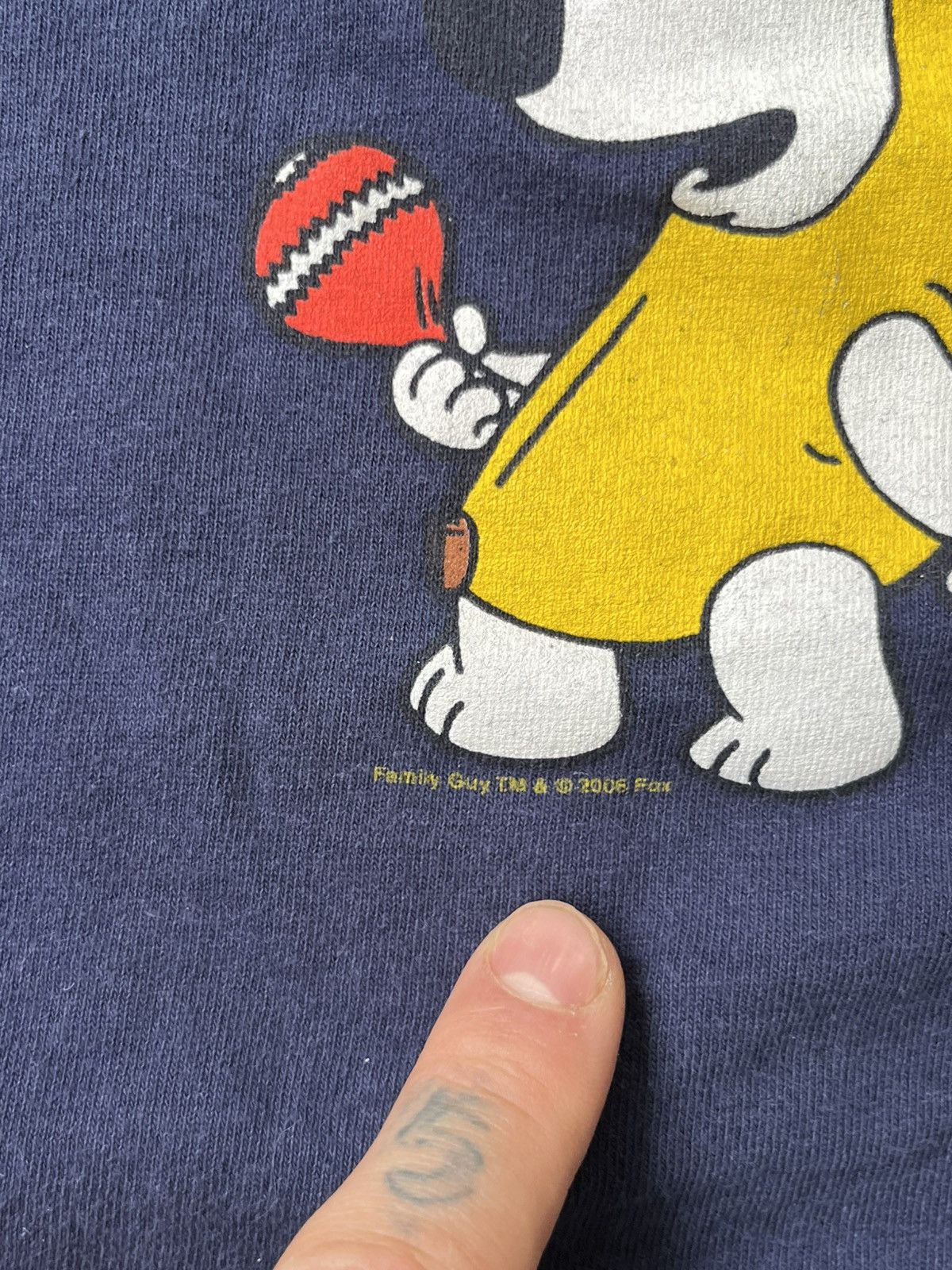 Delta × Fox Racing Y2K Family Guy Peanut Butter Jelly Time Vintage Tee Size US XL / EU 56 / 4 - 3 Thumbnail