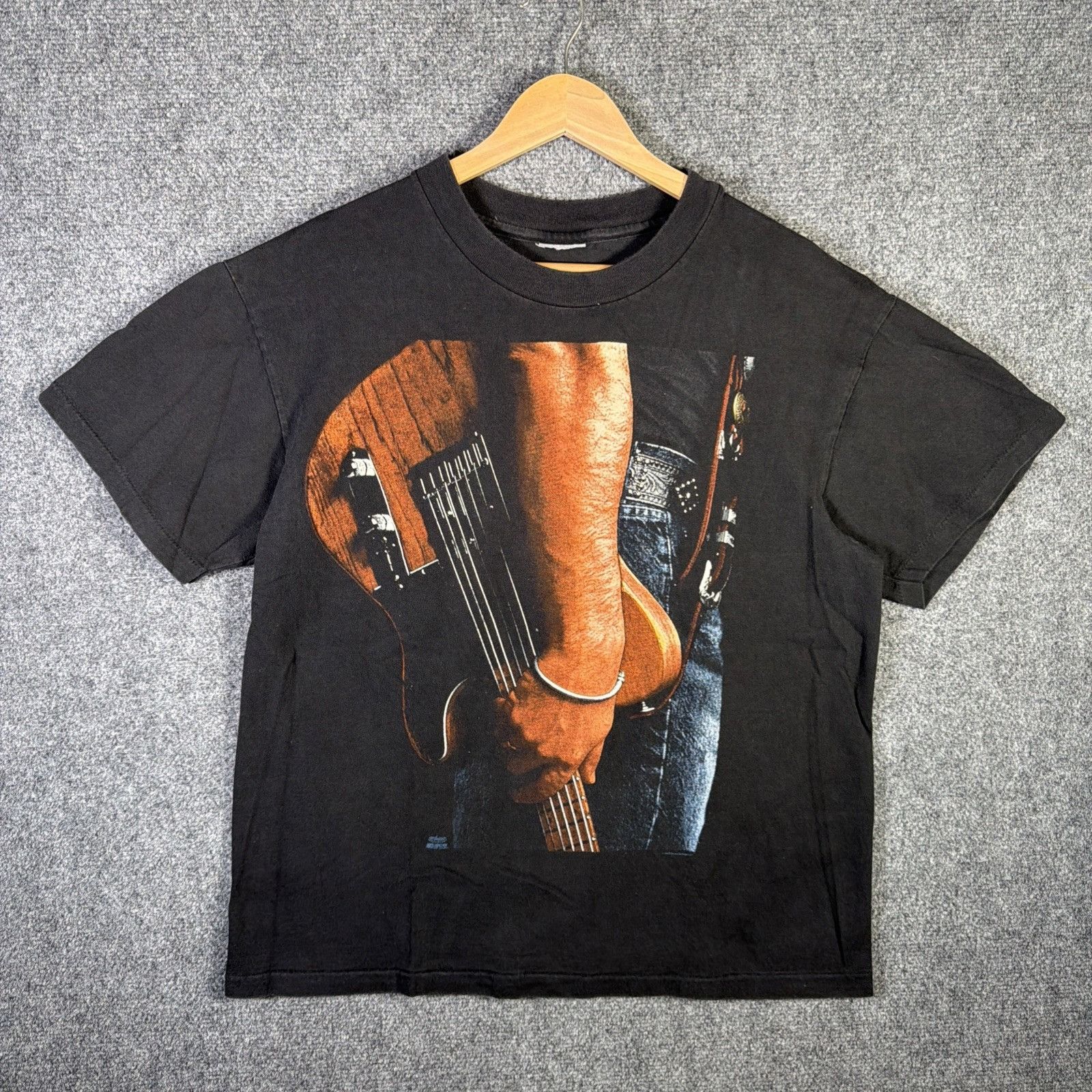 Band Tees Vintage Bruce Springsteen Shirt Medium Black 90s World Tour Size US M / EU 48-50 / 2 - 1 Thumbnail