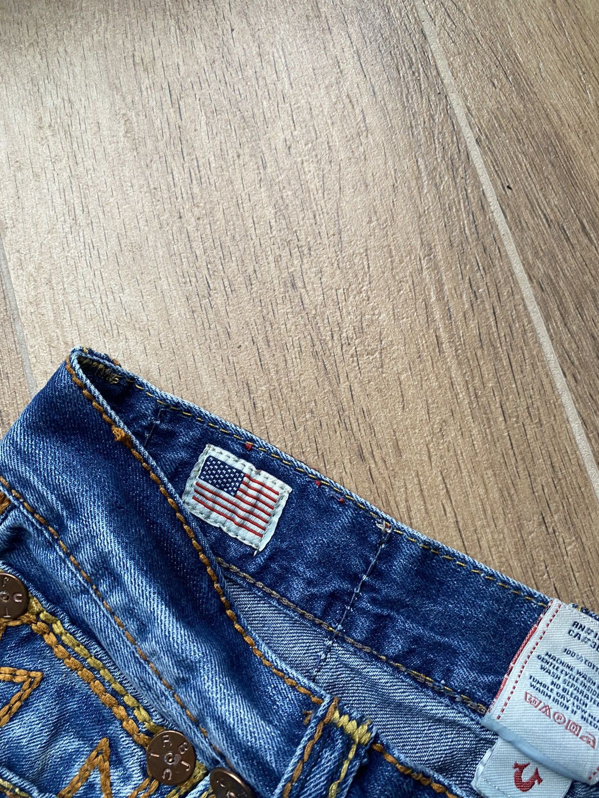 Vintage True Religion Jeans Faded Japanese Avant Garde Y2K