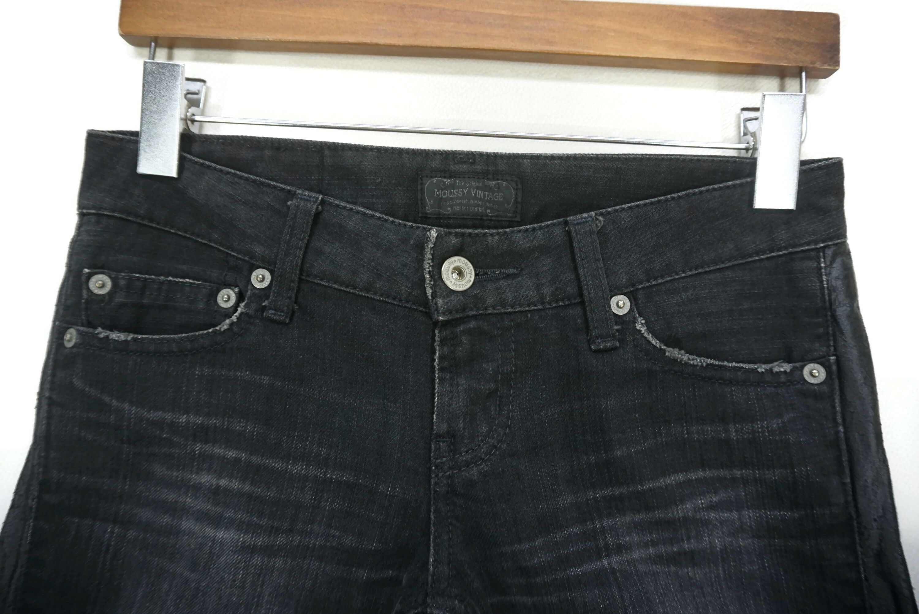 Japanese Brand Moussy Vintage Jeans fit W29xL33 Japanese Low-Rise Skinny Size 25" / US 0 / IT 36 - 3 Thumbnail