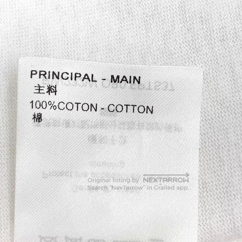 Louis Vuitton Louis Vuitton 23 White Chain Cotton Crew Neck Short Sleeve Size US S / EU 44-46 / 1 - 8 Thumbnail
