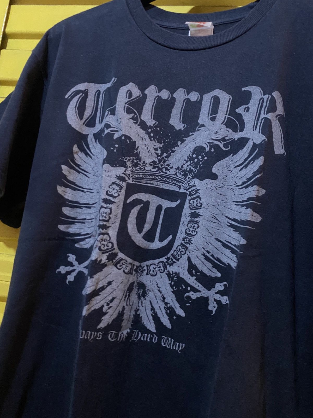 Band Tees Terror Always the hard way band tee Size US L / EU 52-54 / 3 - 2 Thumbnail