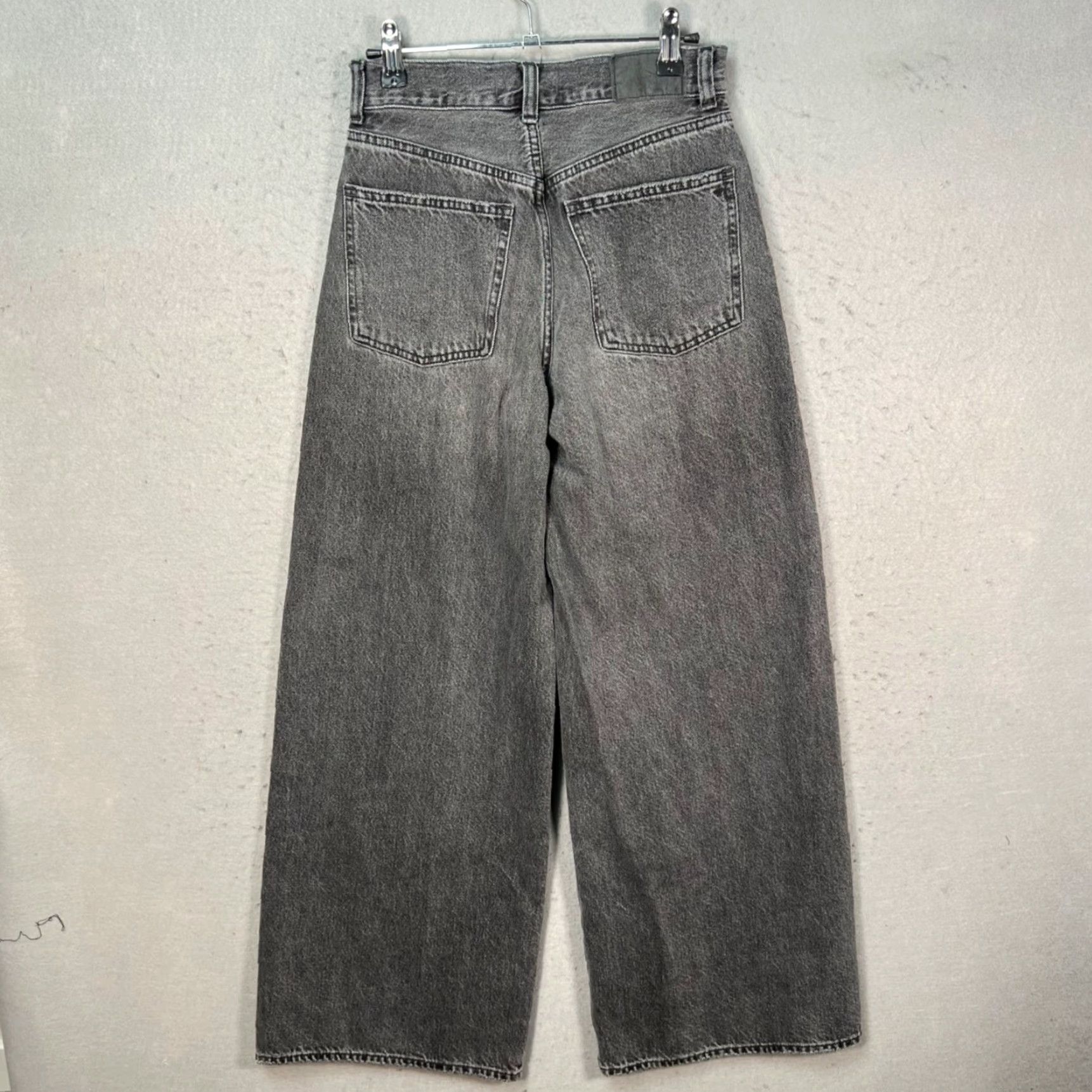 Madewell Madewell Womens Size 24 Superwide Leg Gray Denim Jeans Shirt? Size 42" / US 20 - 2 Thumbnail