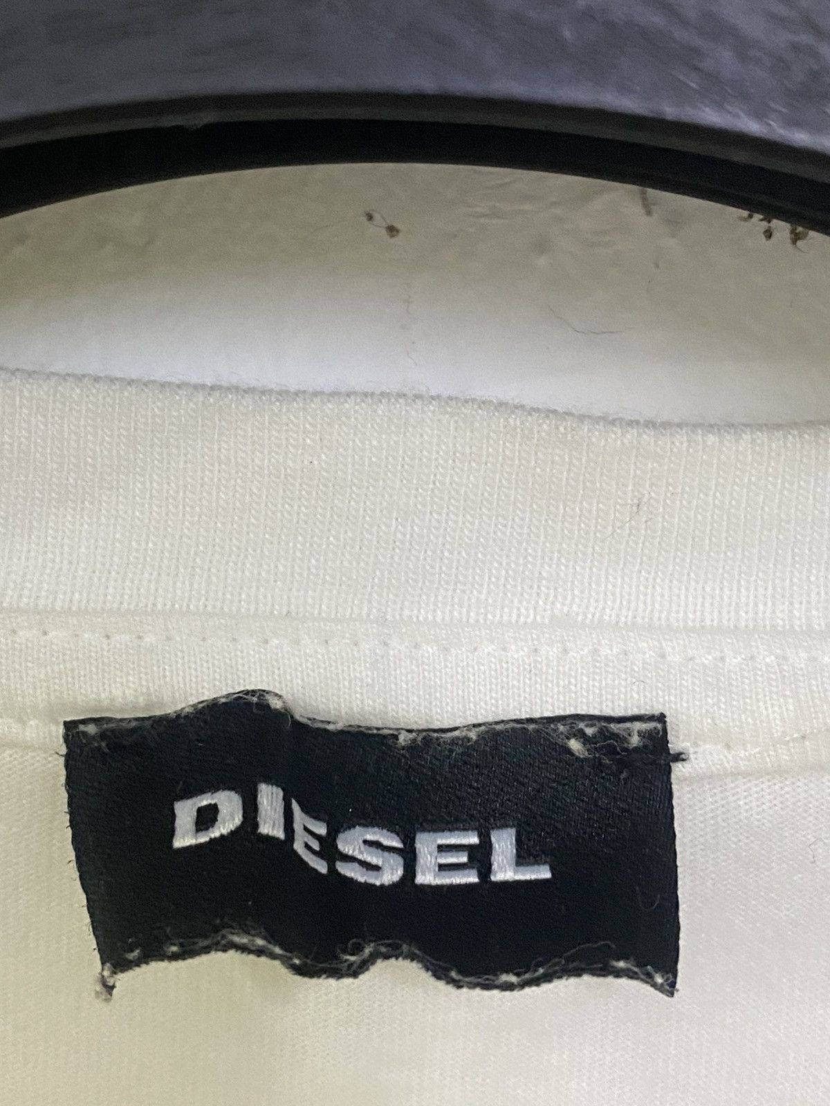 Diesel 💥 DIESEL INDUSTRY POCKET TEE SIMPLE PRINTED Size S / US 4 / IT 40 - 4 Thumbnail