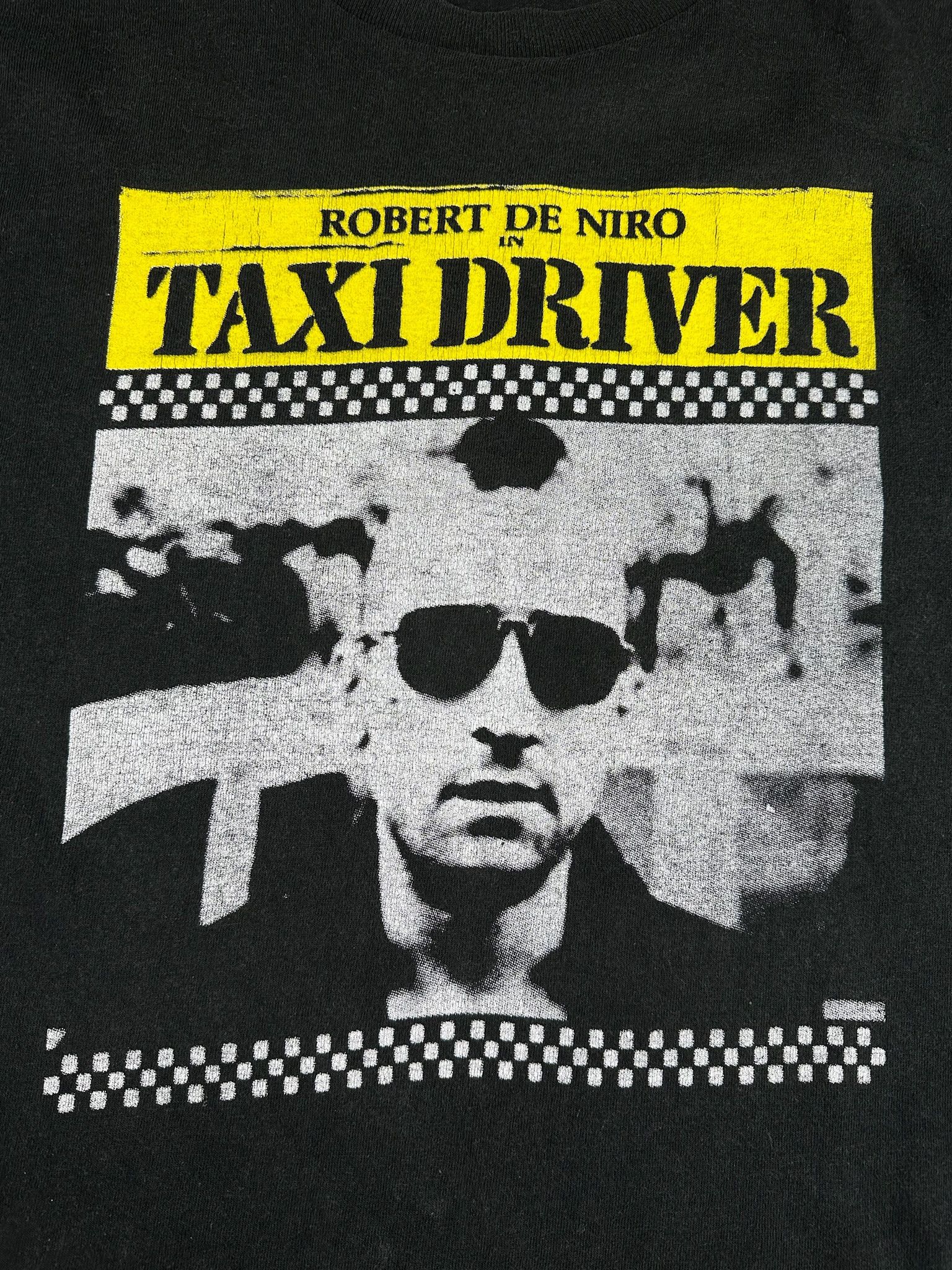 Vintage Vtg 90s 00s Taxi Driver Robert De Niro Pyscho Movie Tee Size US M / EU 48-50 / 2 - 3 Thumbnail