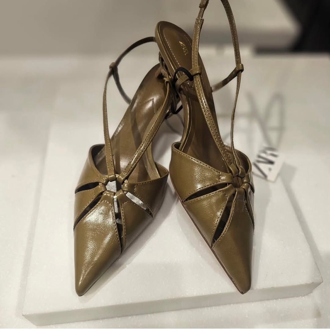 Zara ZARA Pointed Toe Heels NWT Size US 7.5 / IT 37.5 - 13 Thumbnail