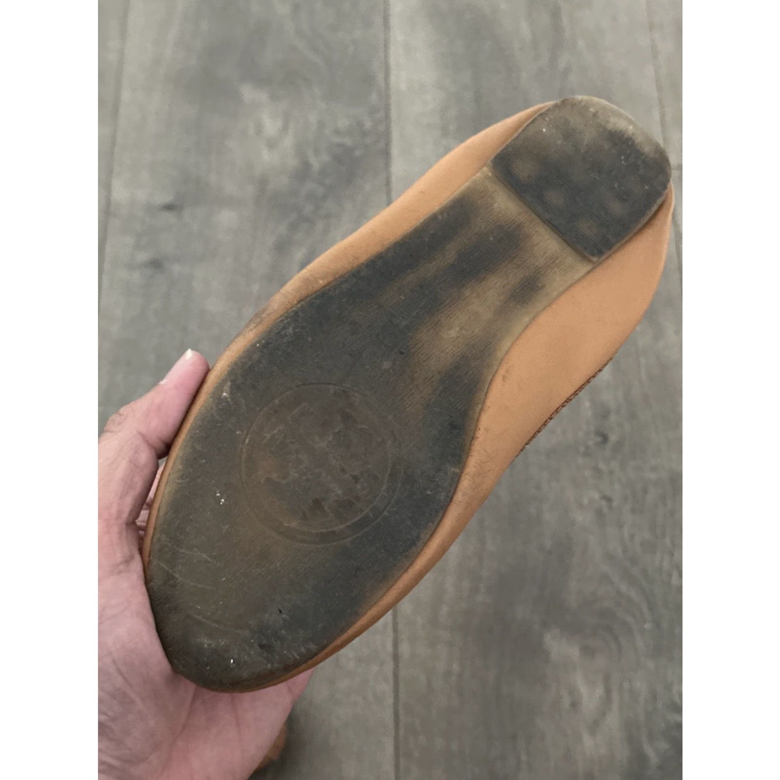 Tory Burch Tory Burch Flat Women US 7.5 Tan Leather Ballet Flats Womens Size US 7.5 / IT 37.5 - 5 Thumbnail