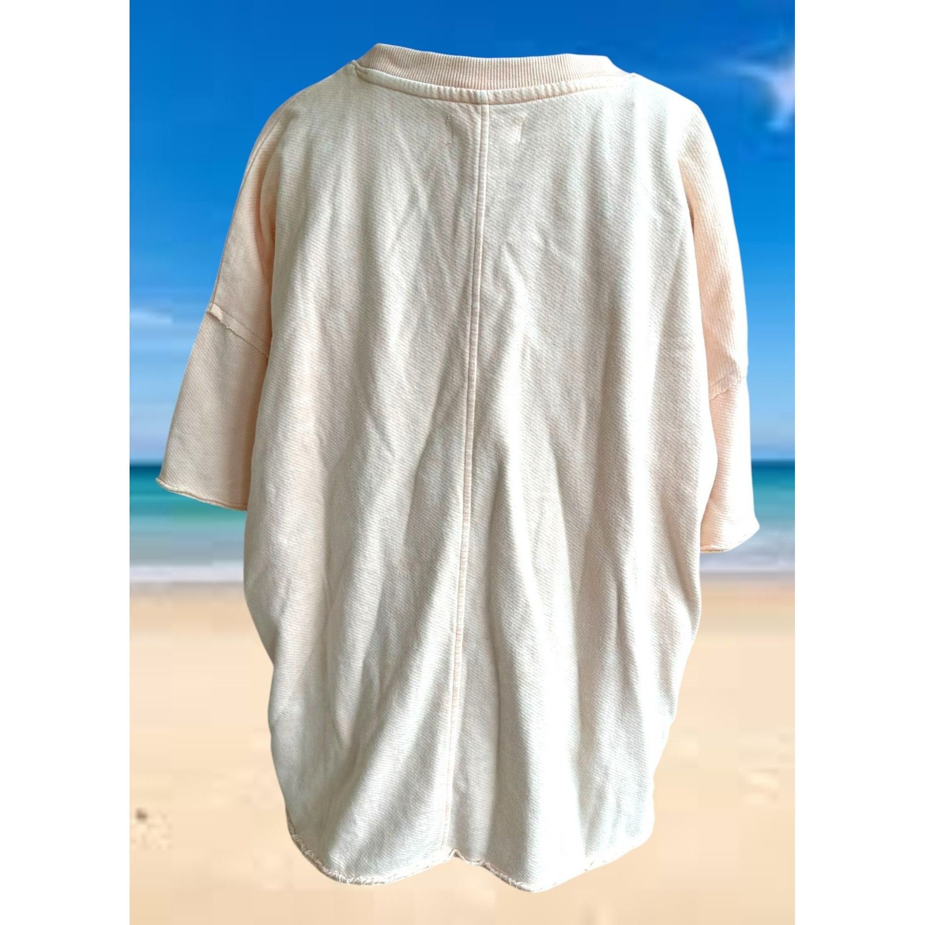 Other NWT Kinesis Rag Top Pullover Large Peach Cotton Casual Kanga Size L / US 10 / IT 46 - 7 Thumbnail