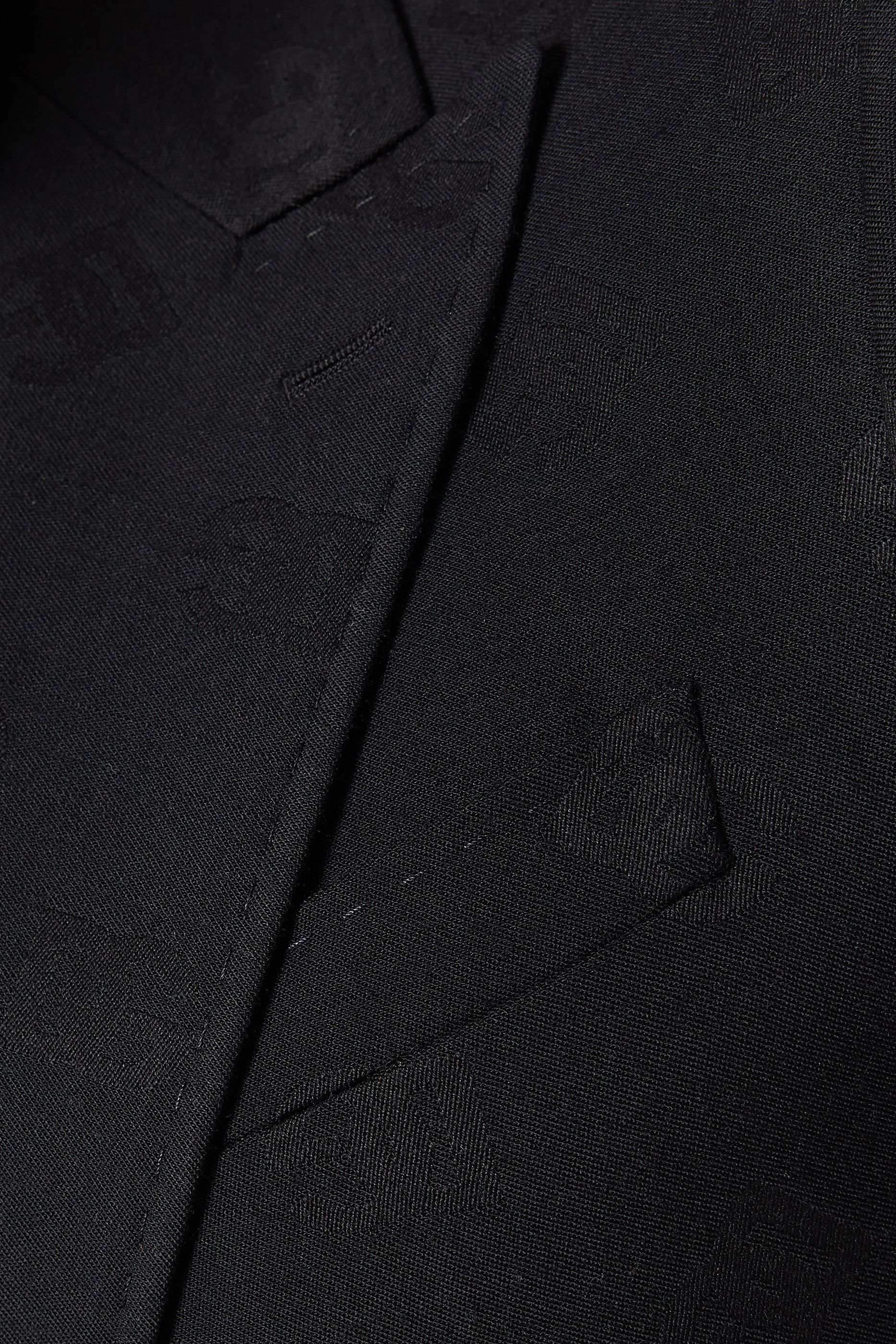 Dolce & Gabbana o1y0125 Logo Print Blazer in Black Size US M / EU 48-50 / 2 - 4 Thumbnail