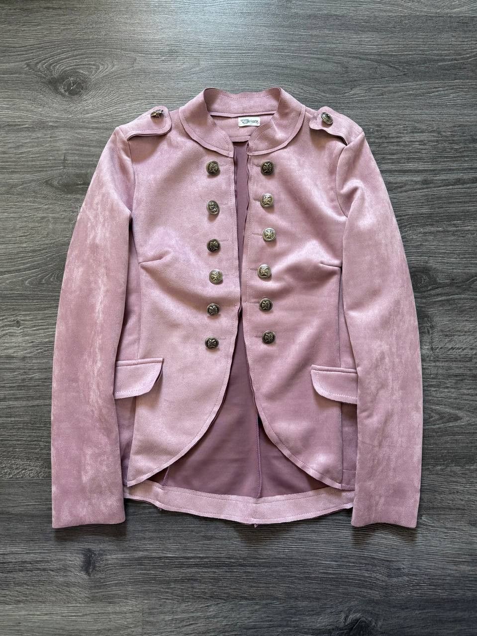 Japanese Brand Vibtage Pink Napoleon Style Blazer Jacket Y2K Size S / US 4 / IT 40 - 7 Thumbnail