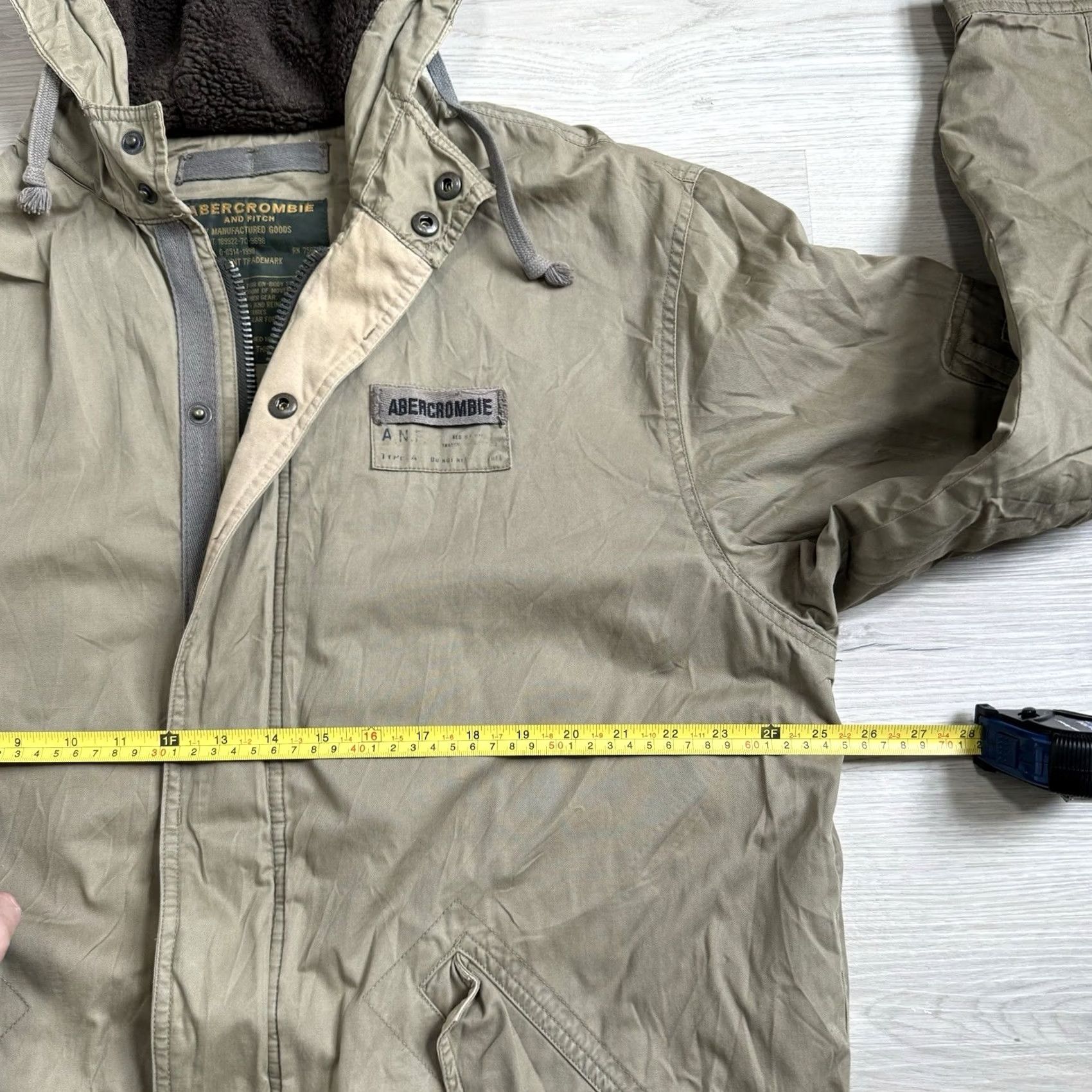 Abercrombie & Fitch Vintage Abercrombie & Fitch Parka Jacket M Lined Hooded Heavyweight Military Size US M / EU 48-50 / 2 - 7 Thumbnail