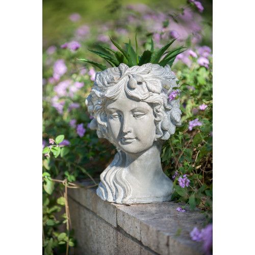Designer × Homemade Cement Bust Wall Planter - Indoor Outdoor Home Garden Decor, Size US L / EU 52-54 / 3 - 3 Thumbnail