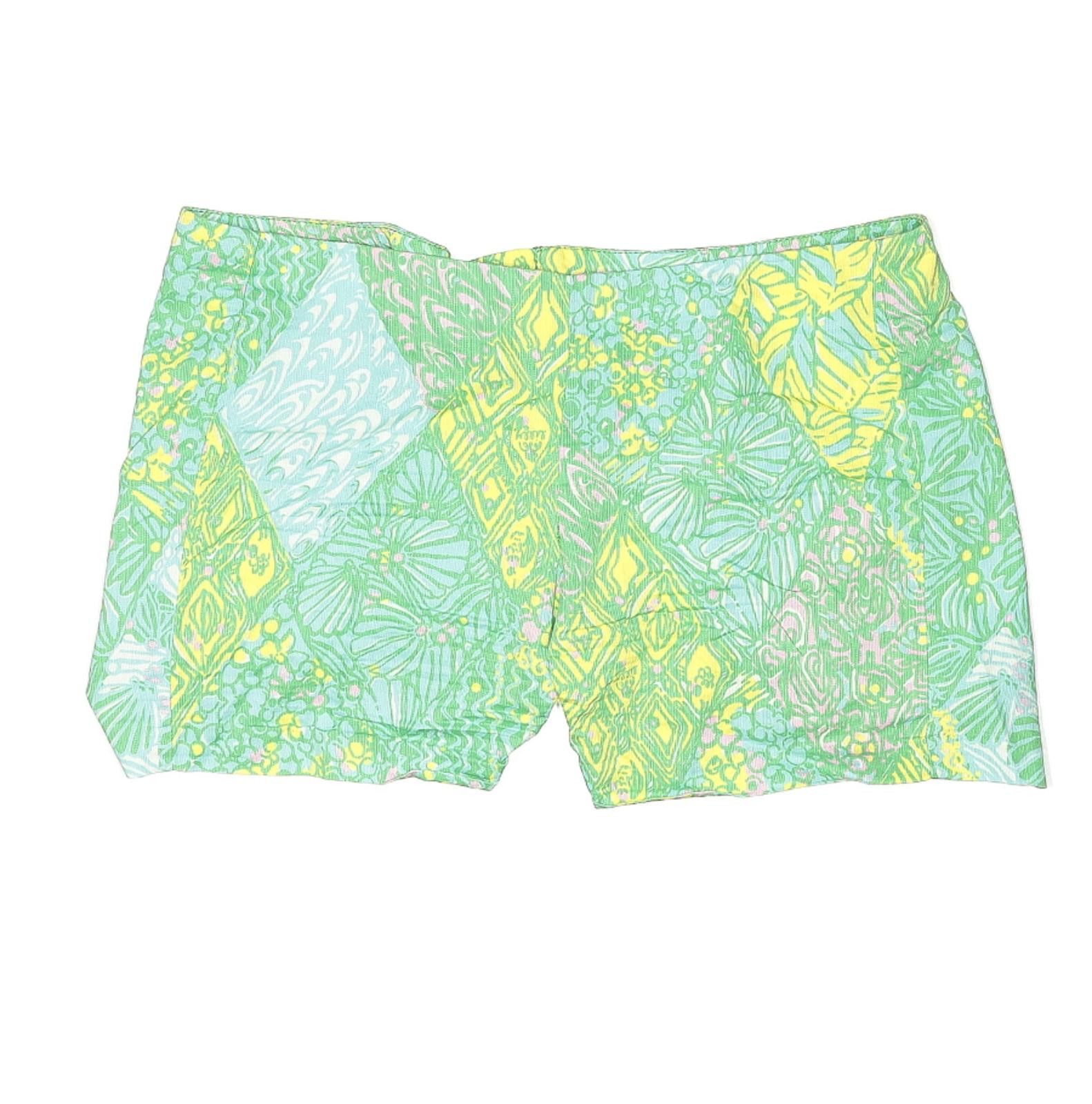 Other Lilly Pulitzer Women's Paisley Print Cotton Shorts Size 10 Size 32" / US 10 / IT 46 - 1 Thumbnail