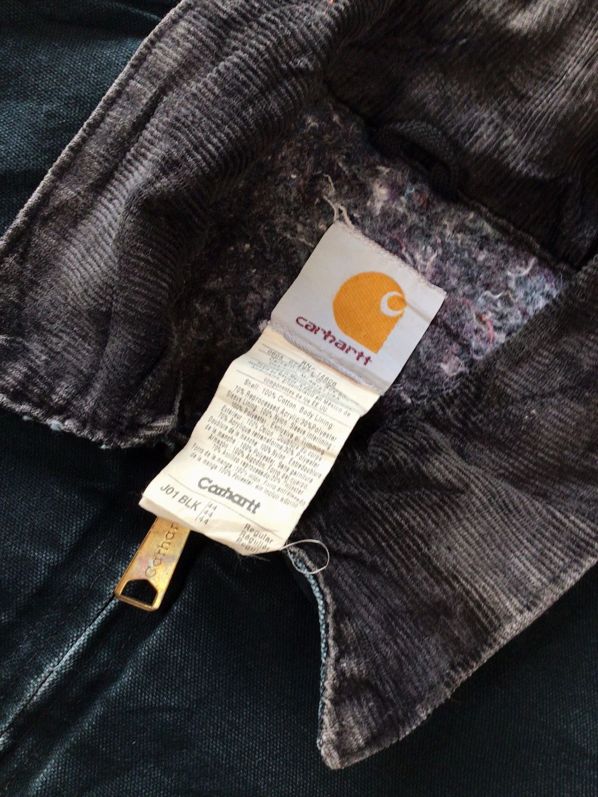 Carhartt × Vintage Vintage Carhartt j01blk Detroit blanket line jacket Size US M / EU 48-50 / 2 - 6 Thumbnail